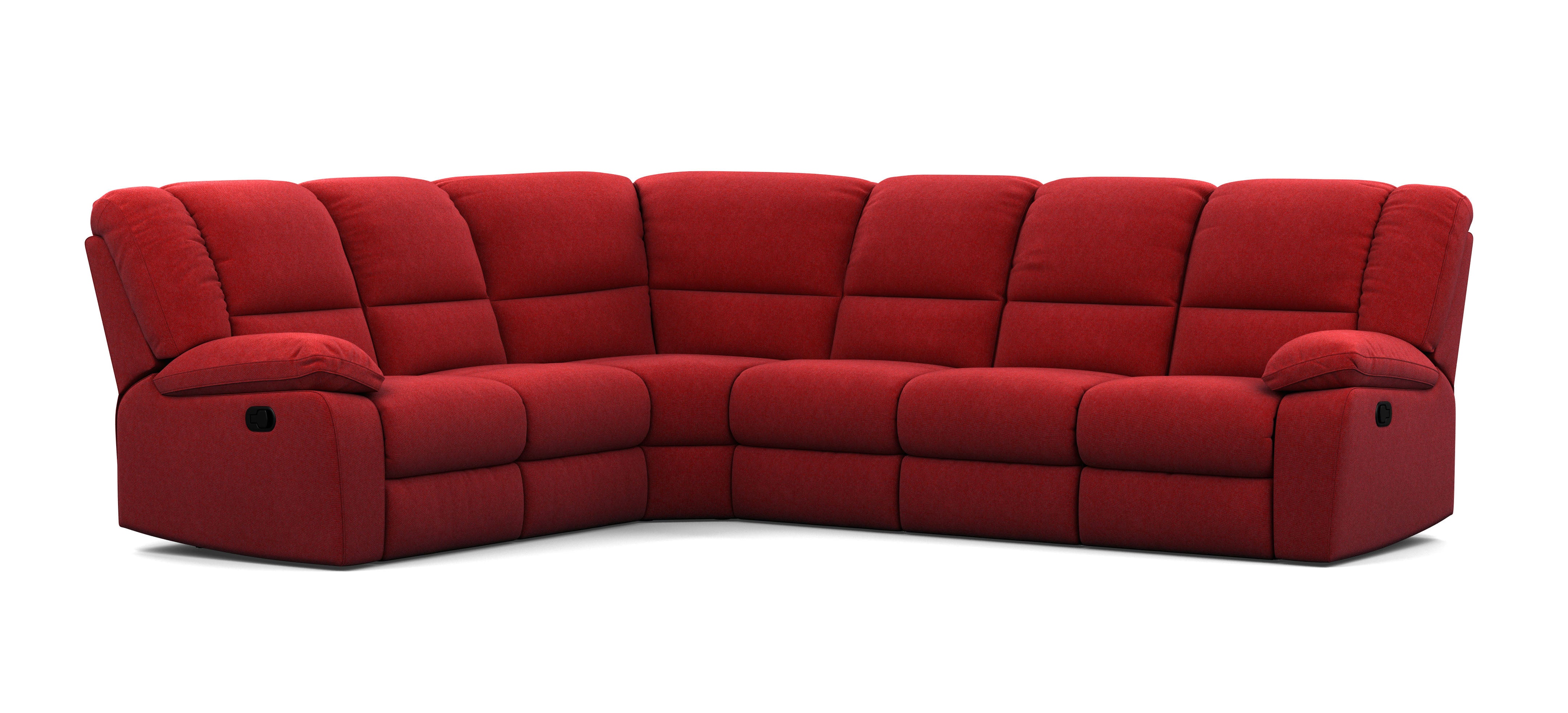 6 Seater Corner Modular with 5 Internal Recliners
