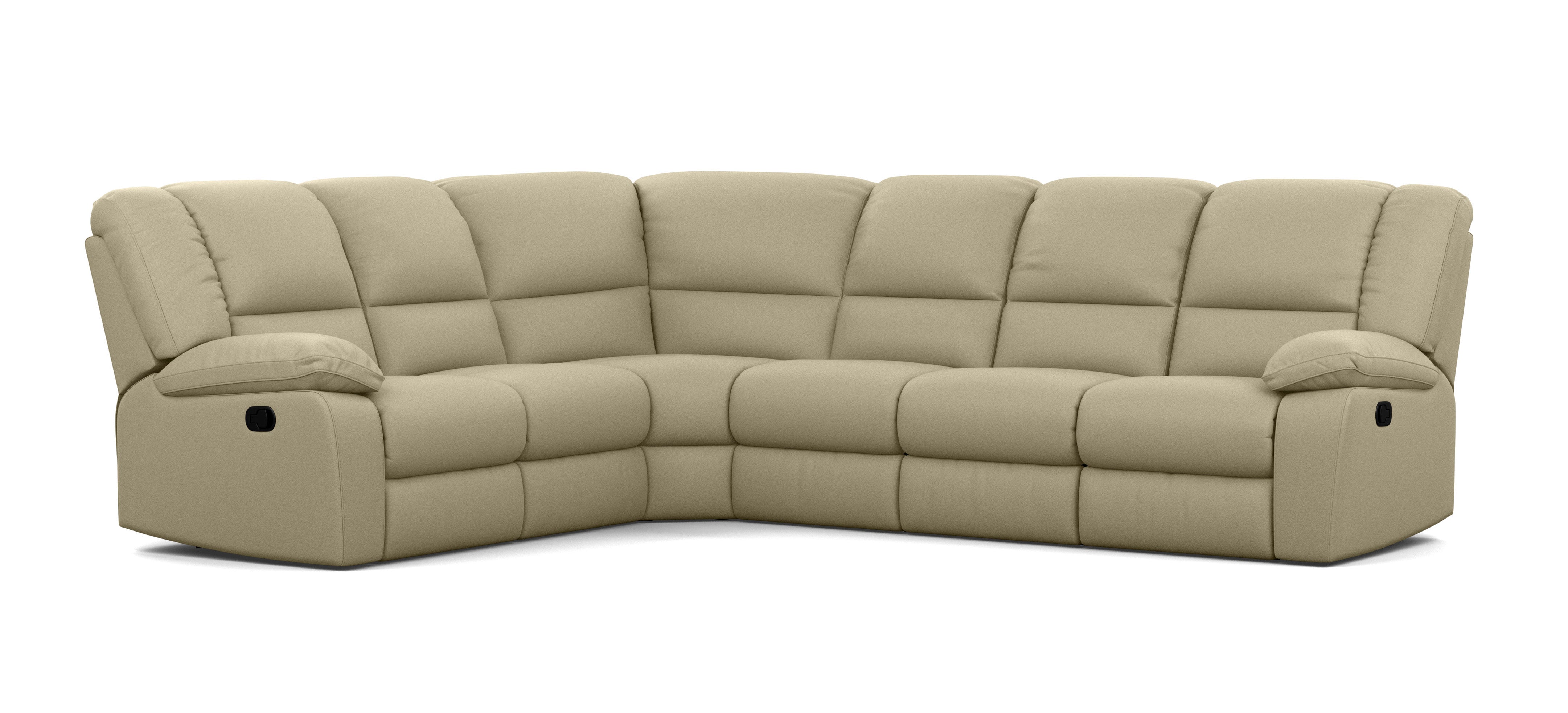 6 Seater Corner Modular with 5 Internal Recliners