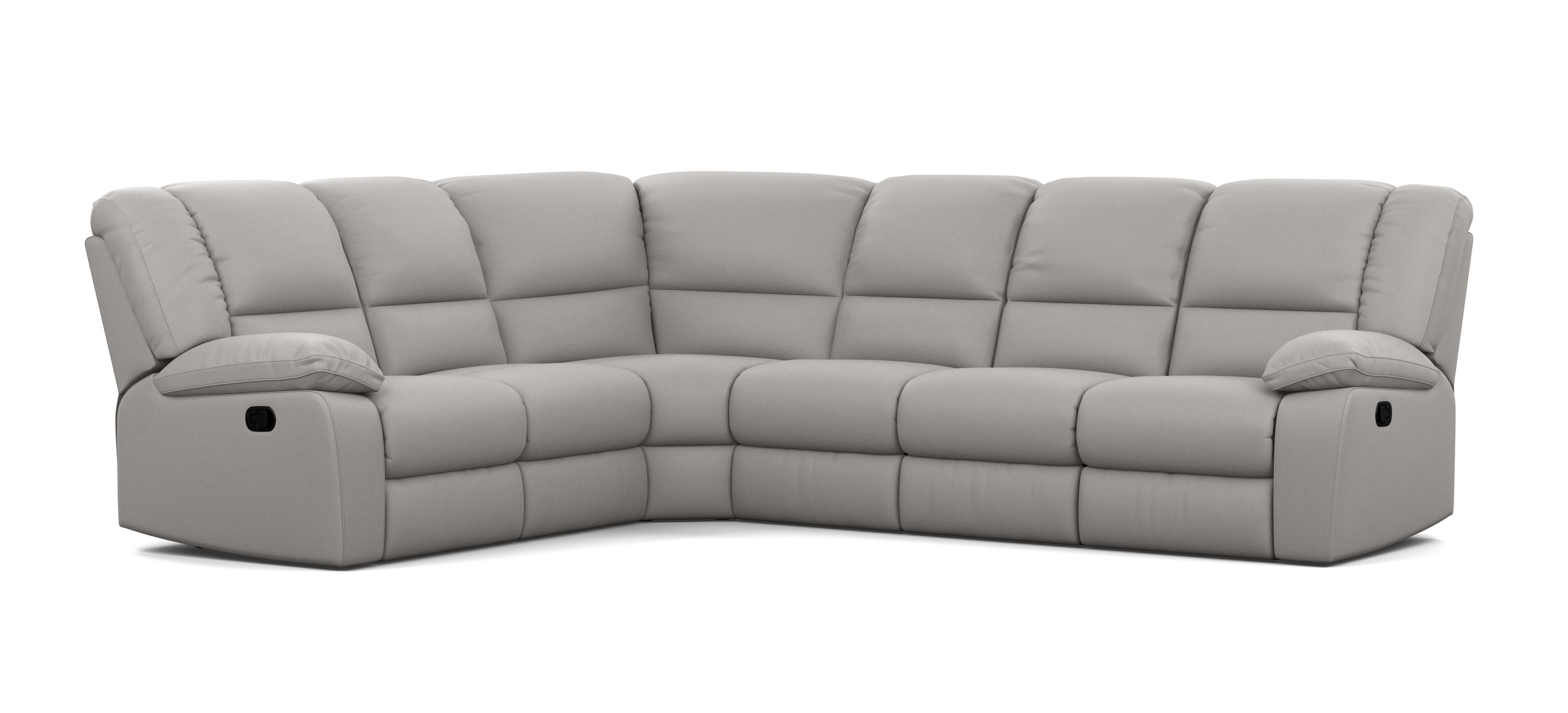 Harmony 6 Seater Corner Modular with 5 Internal Recliners