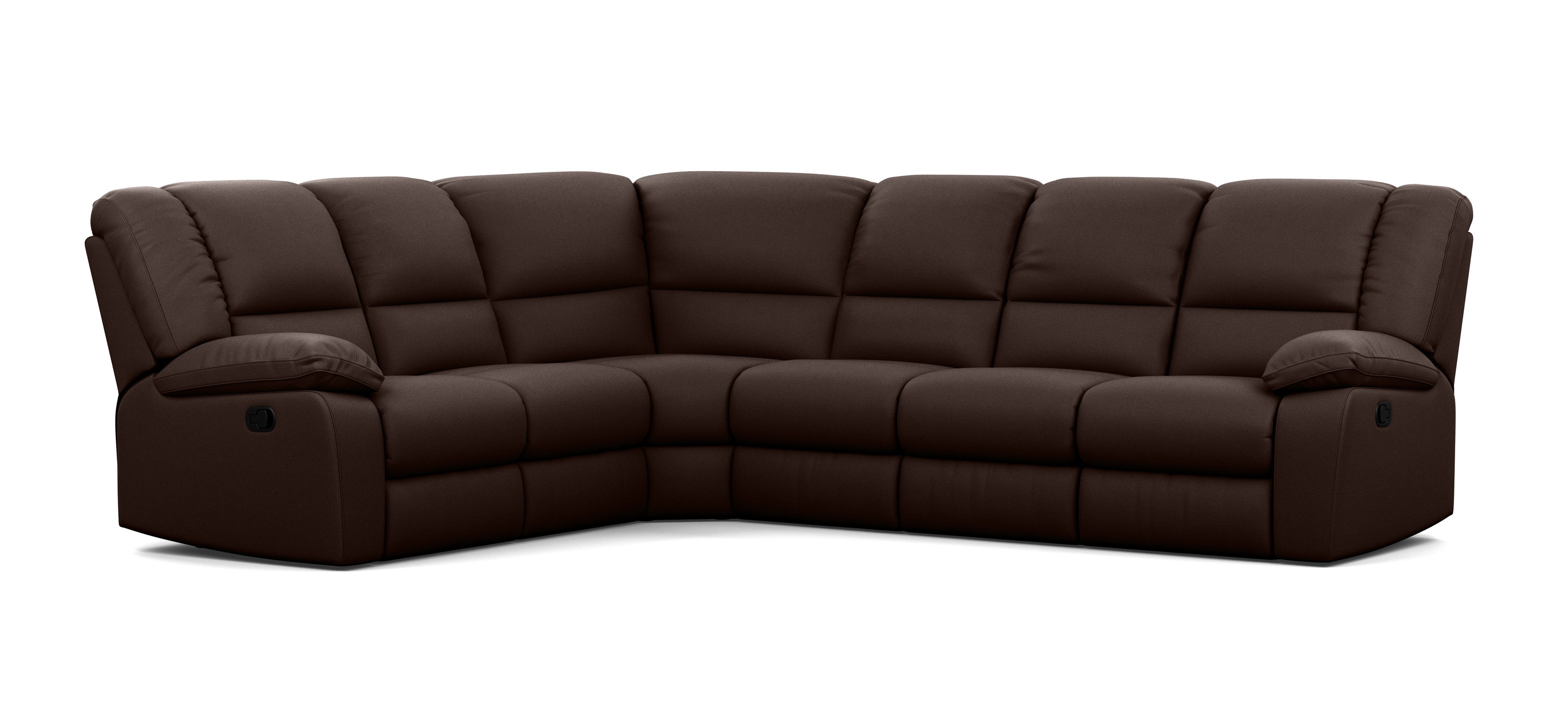 6 seater 2025 leather corner lounge