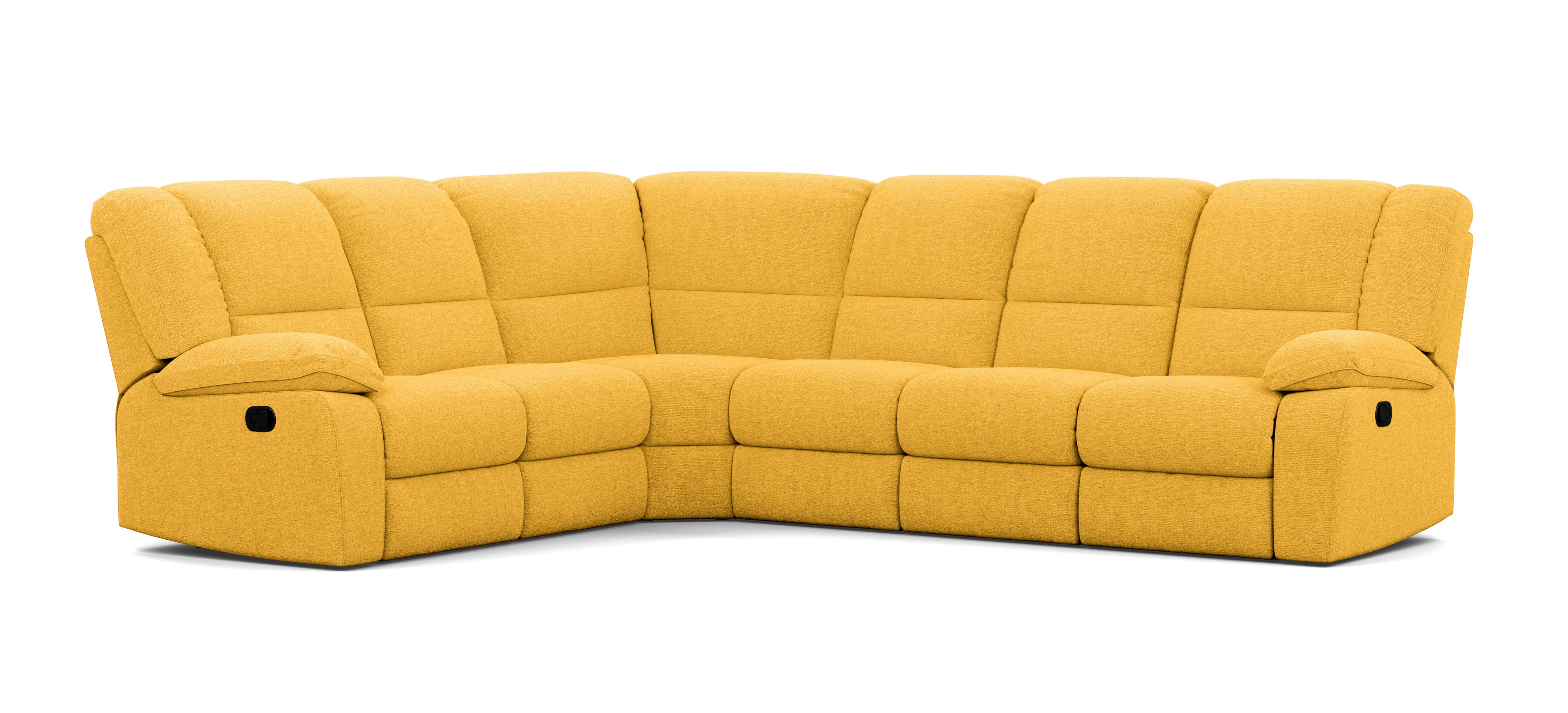 6 Seater Corner Modular with 5 Internal Recliners