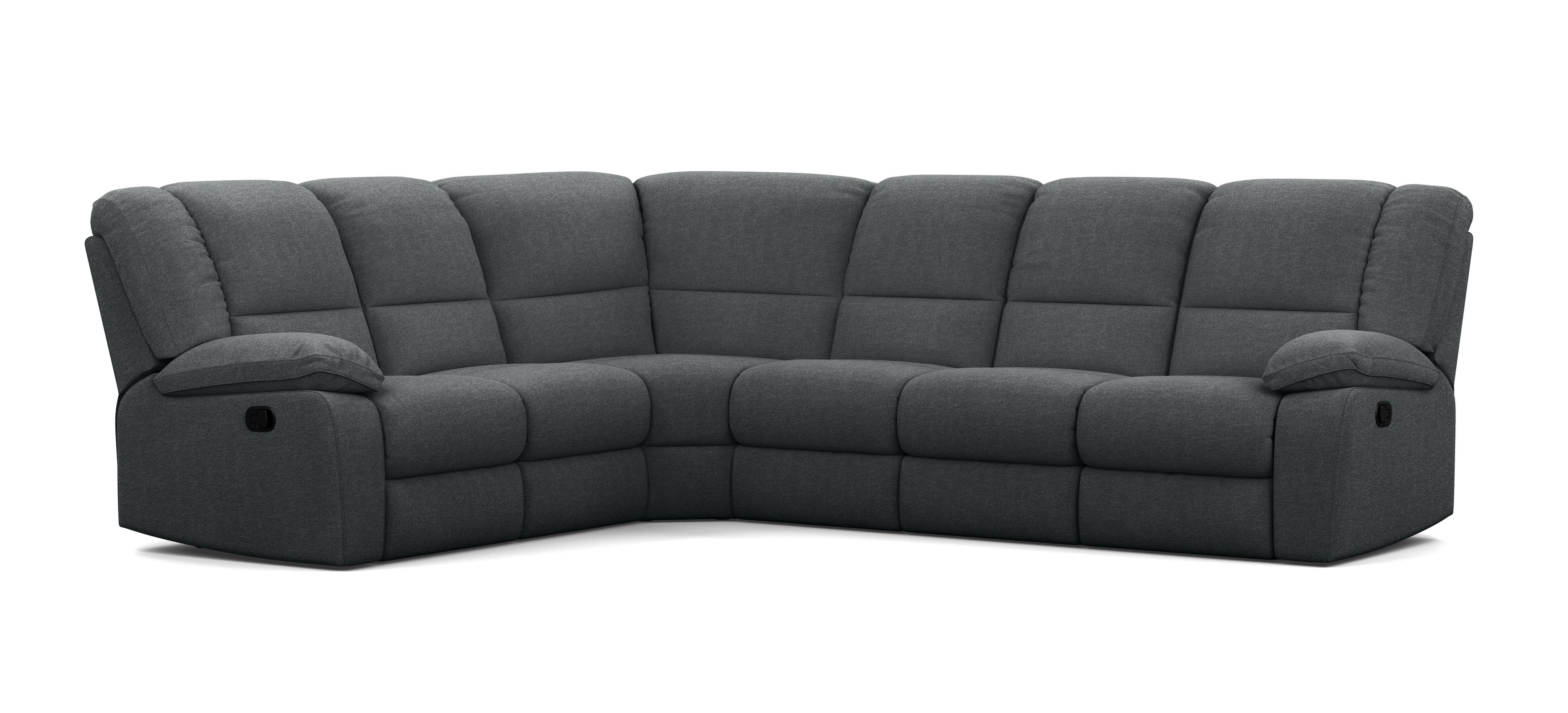 6 Seater Corner Modular with 5 Internal Recliners