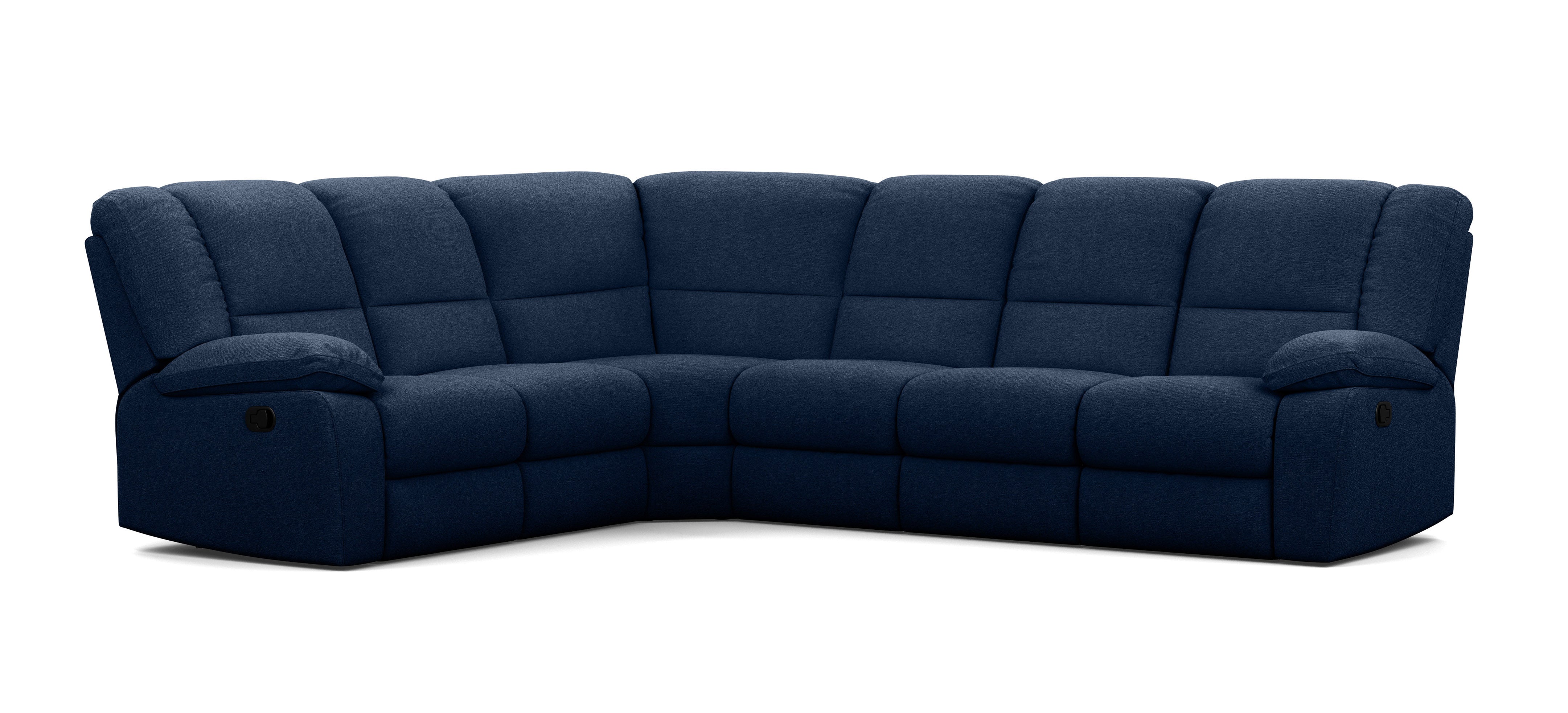 6 Seater Corner Modular with 5 Internal Recliners