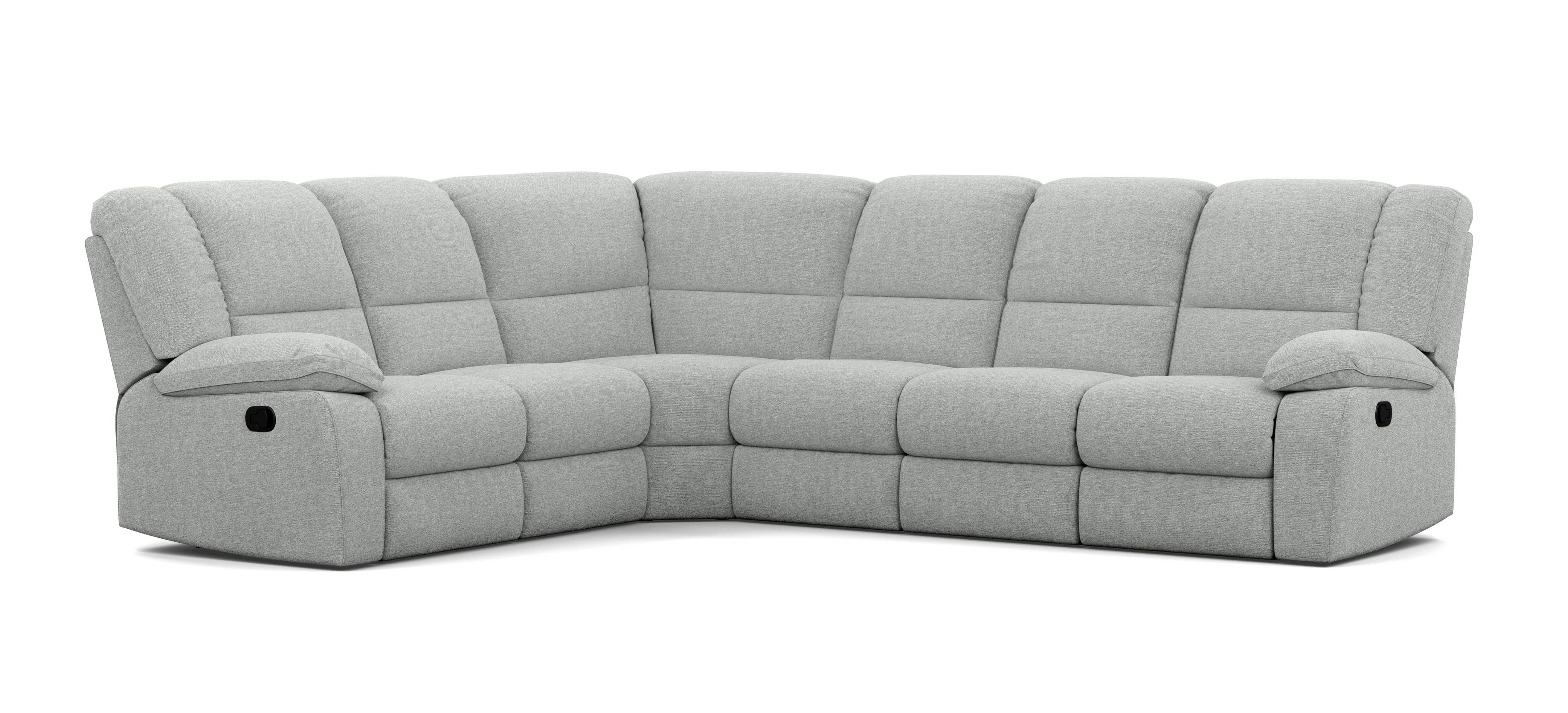 6 Seater Corner Modular with 5 Internal Recliners