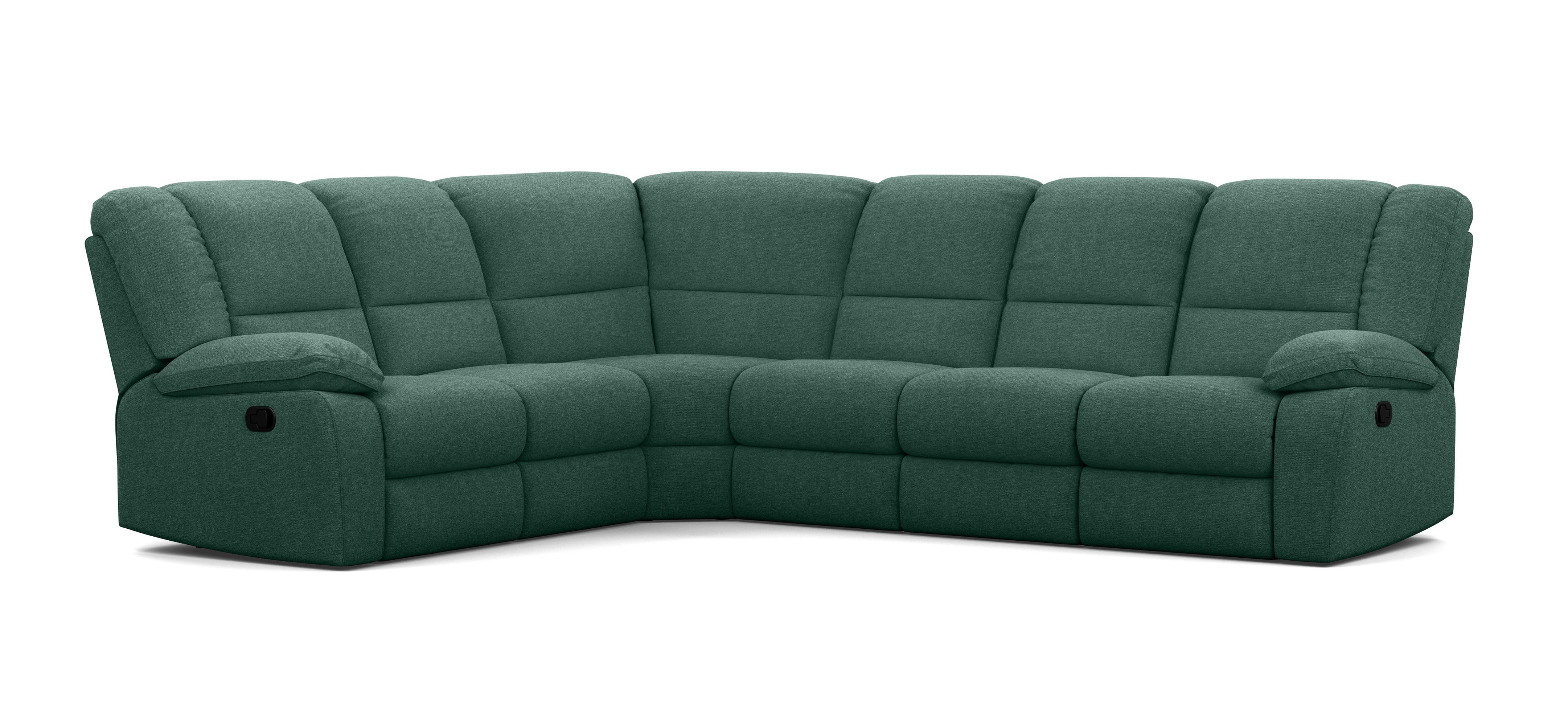 6 Seater Corner Modular with 5 Internal Recliners