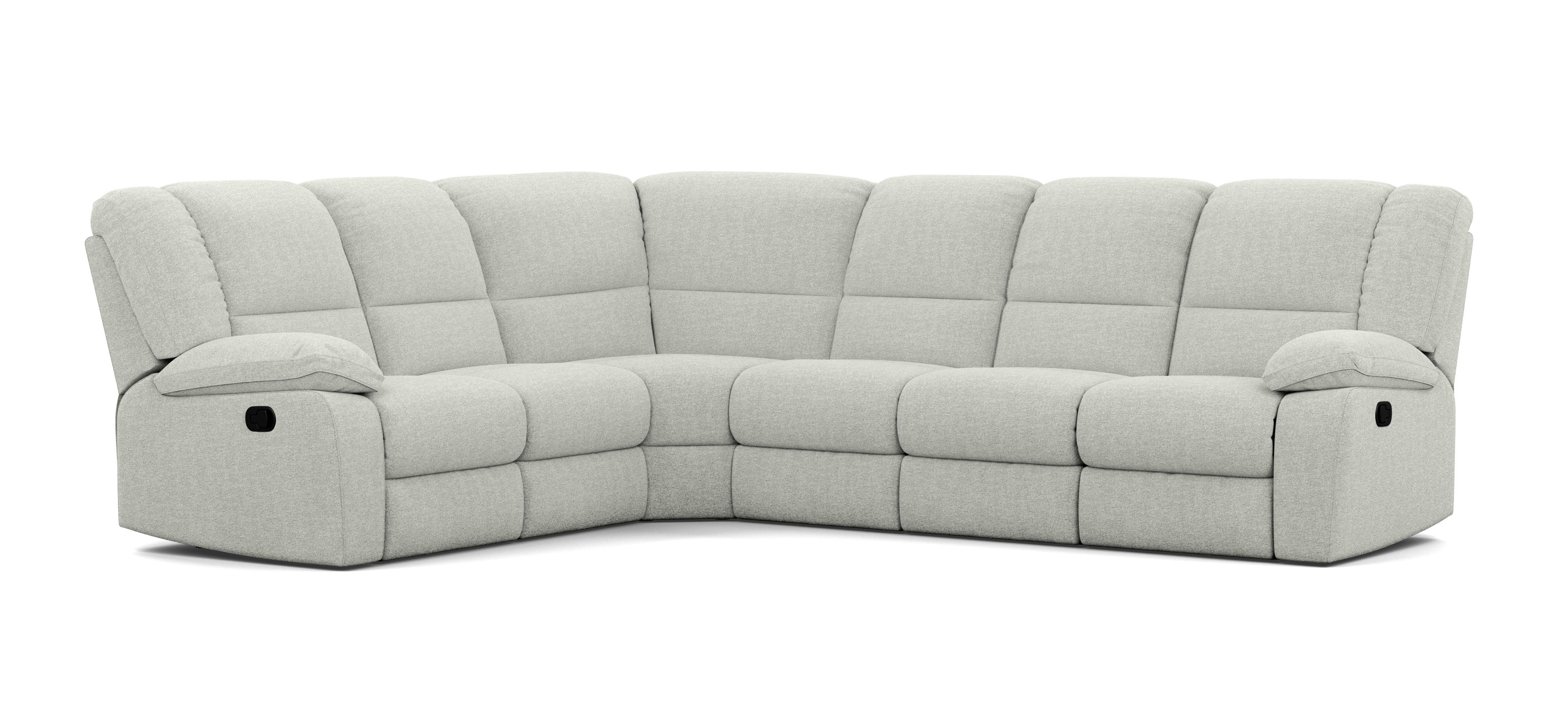6 Seater Corner Modular with 5 Internal Recliners