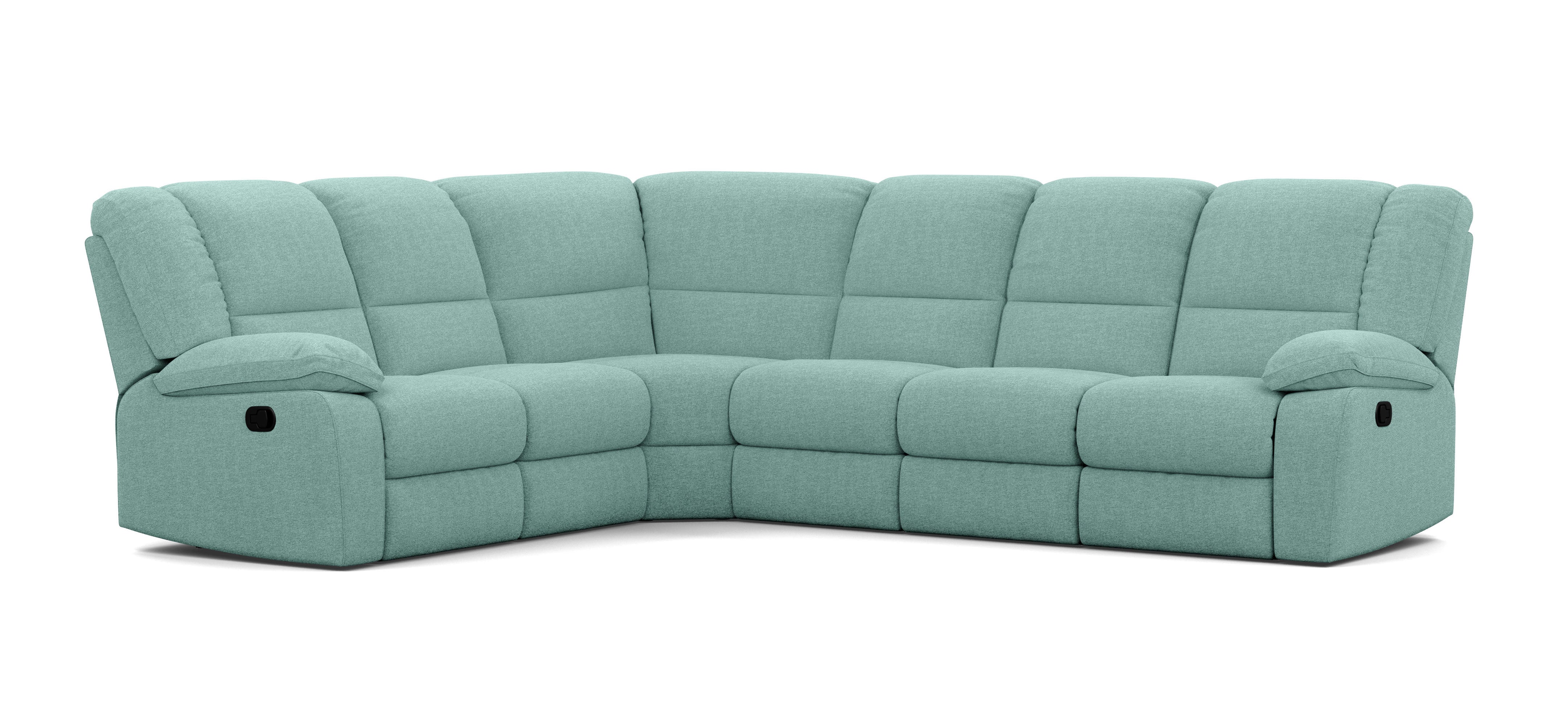 6 Seater Corner Modular with 5 Internal Recliners