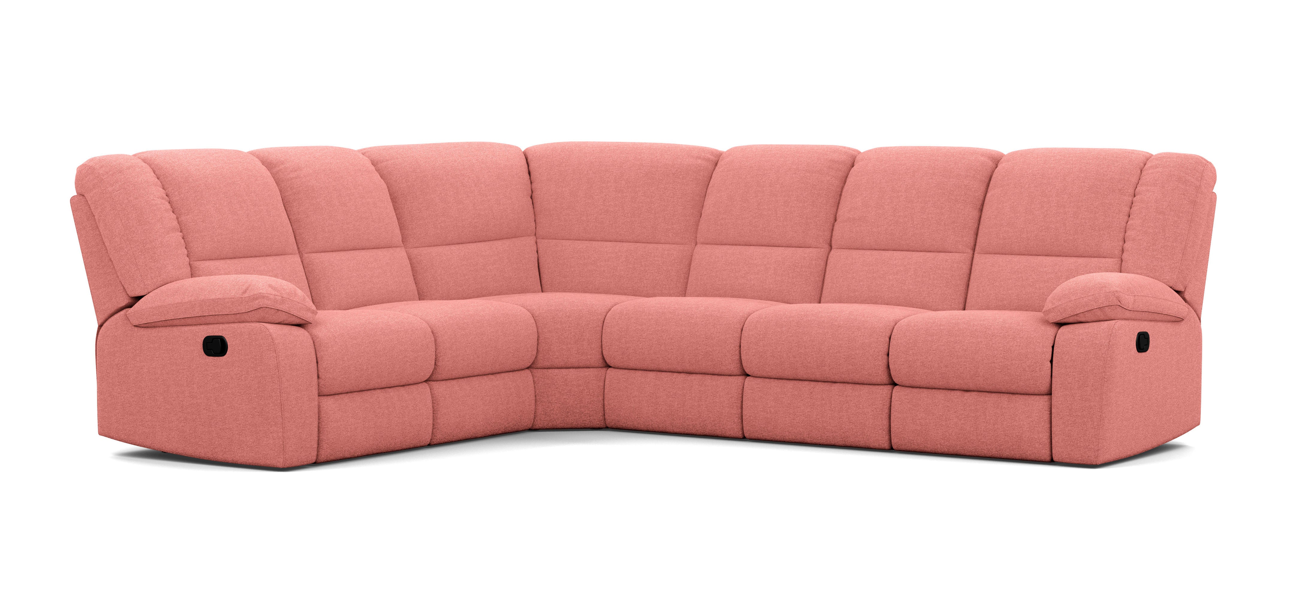 6 Seater Corner Modular with 5 Internal Recliners