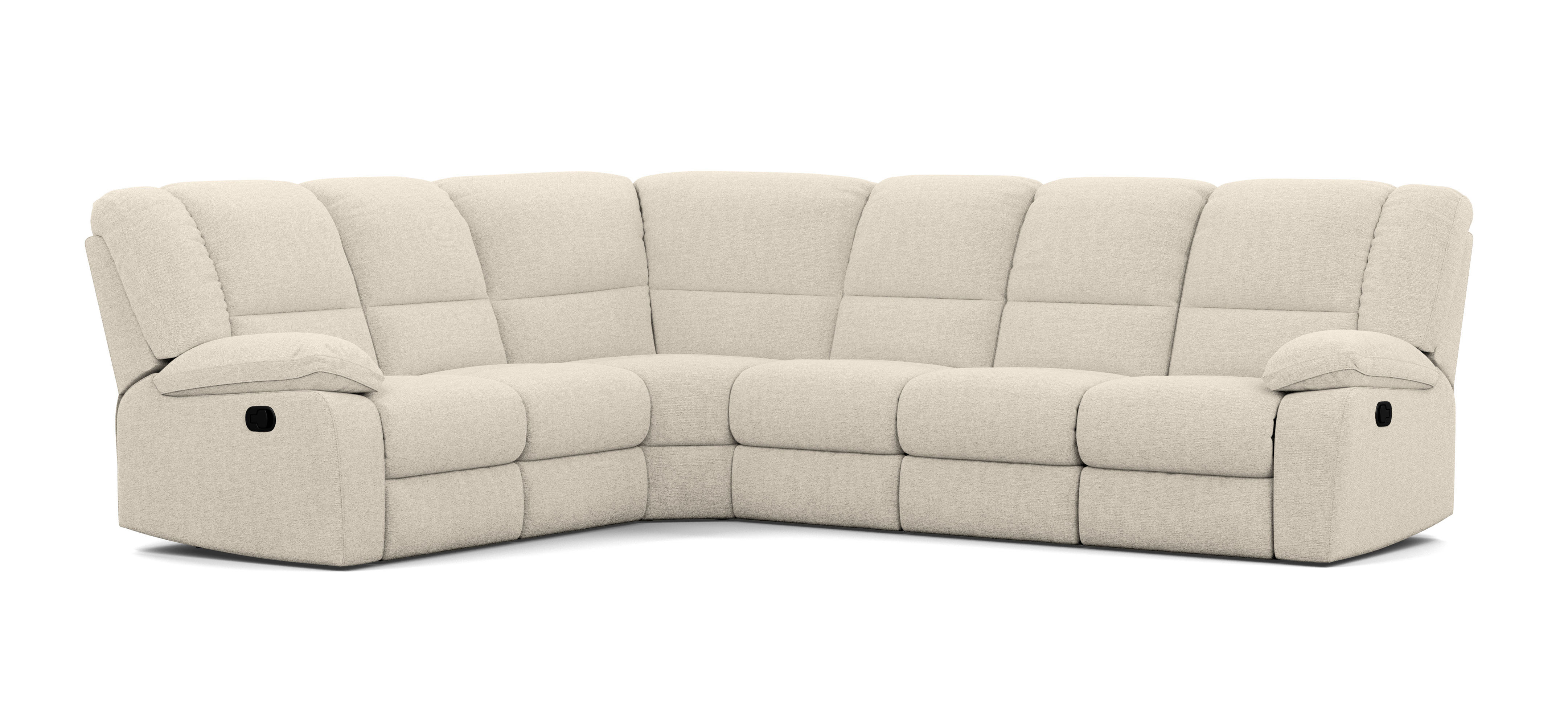 6 Seater Corner Modular with 5 Internal Recliners