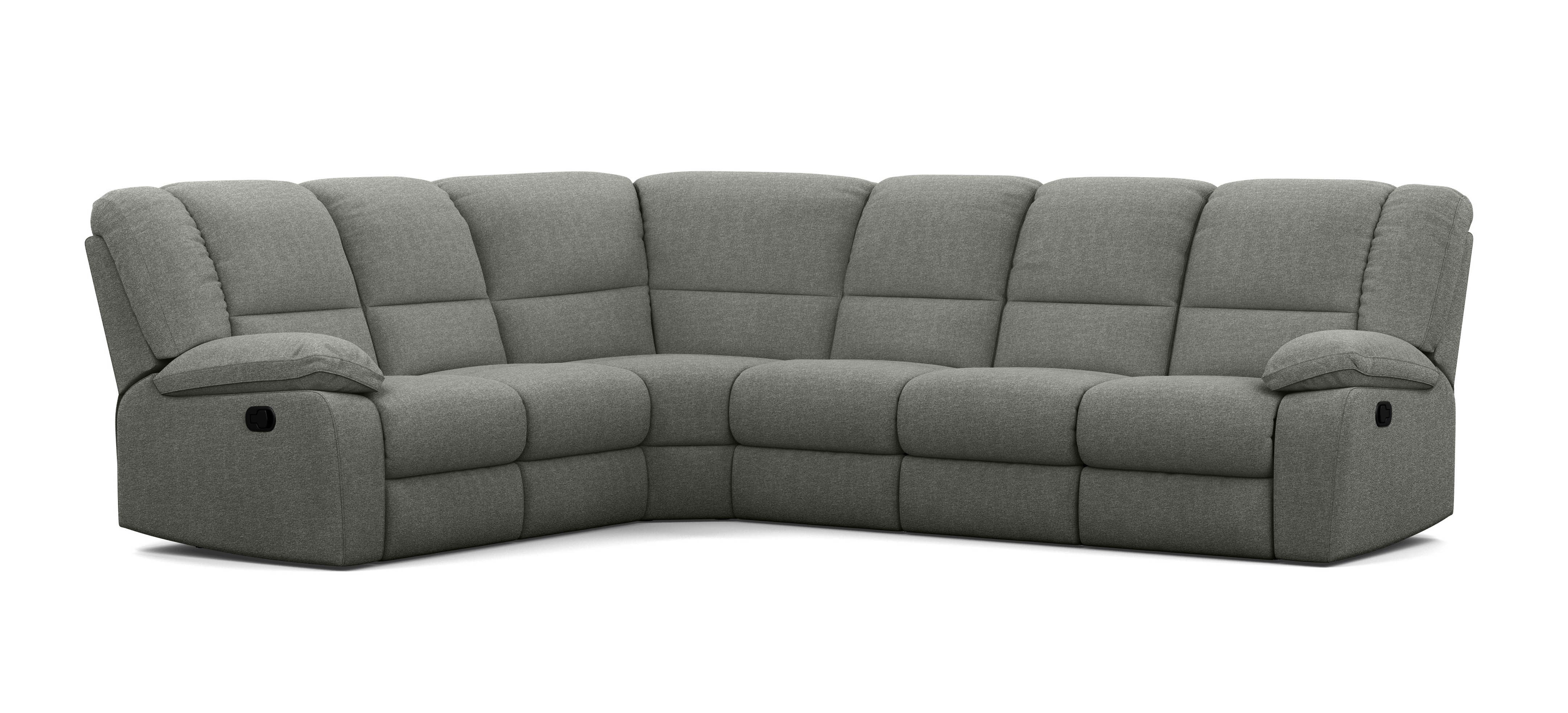 6 Seater Corner Modular with 5 Internal Recliners