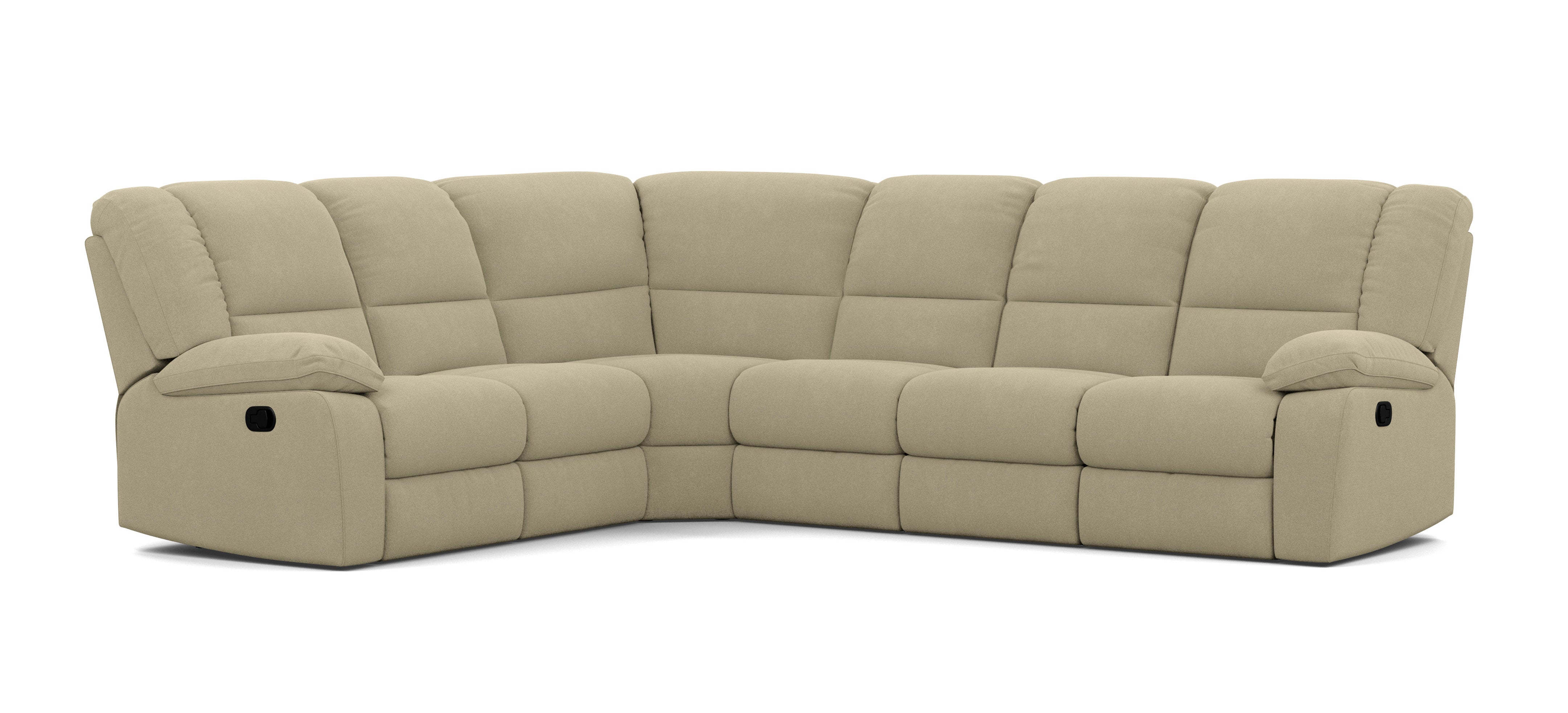 6 Seater Corner Modular with 5 Internal Recliners