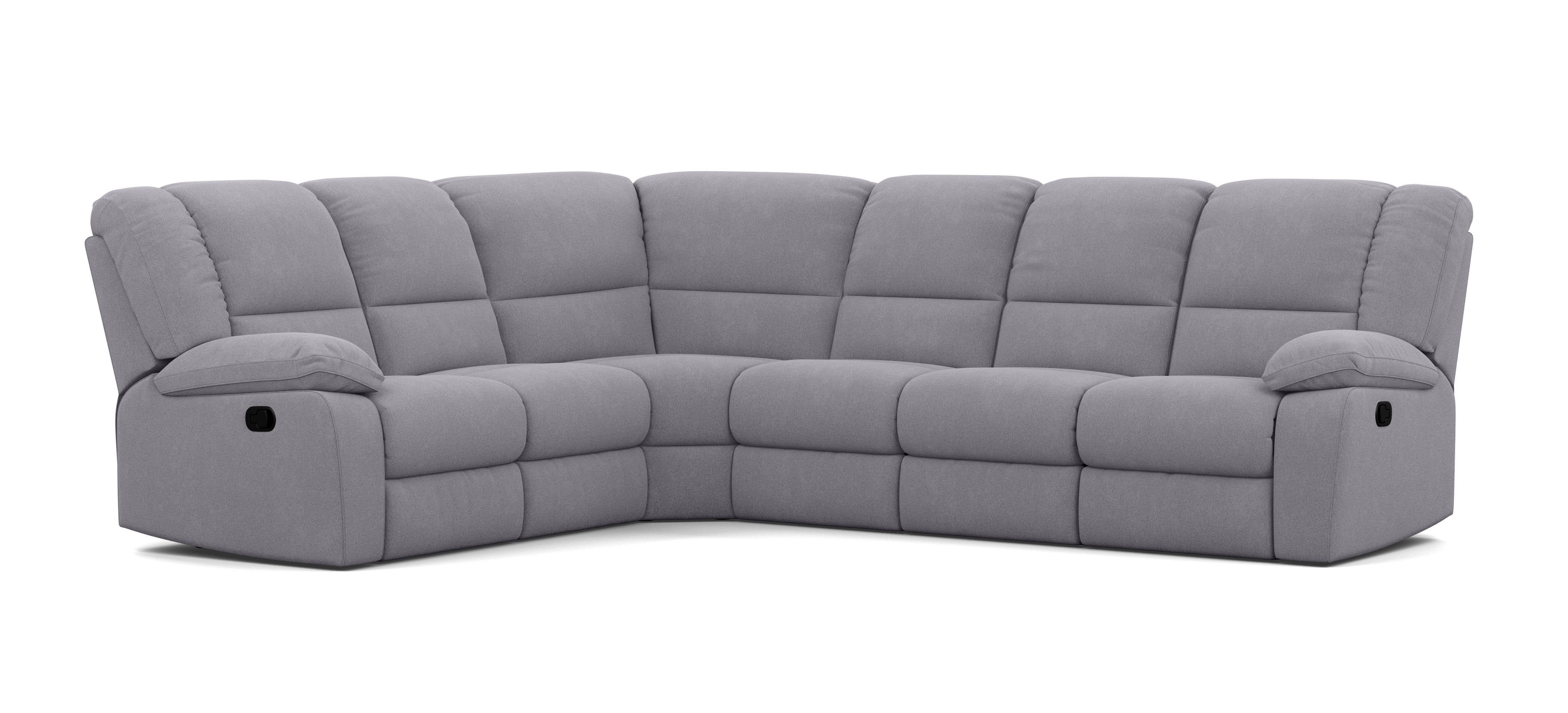 6 Seater Corner Modular with 5 Internal Recliners