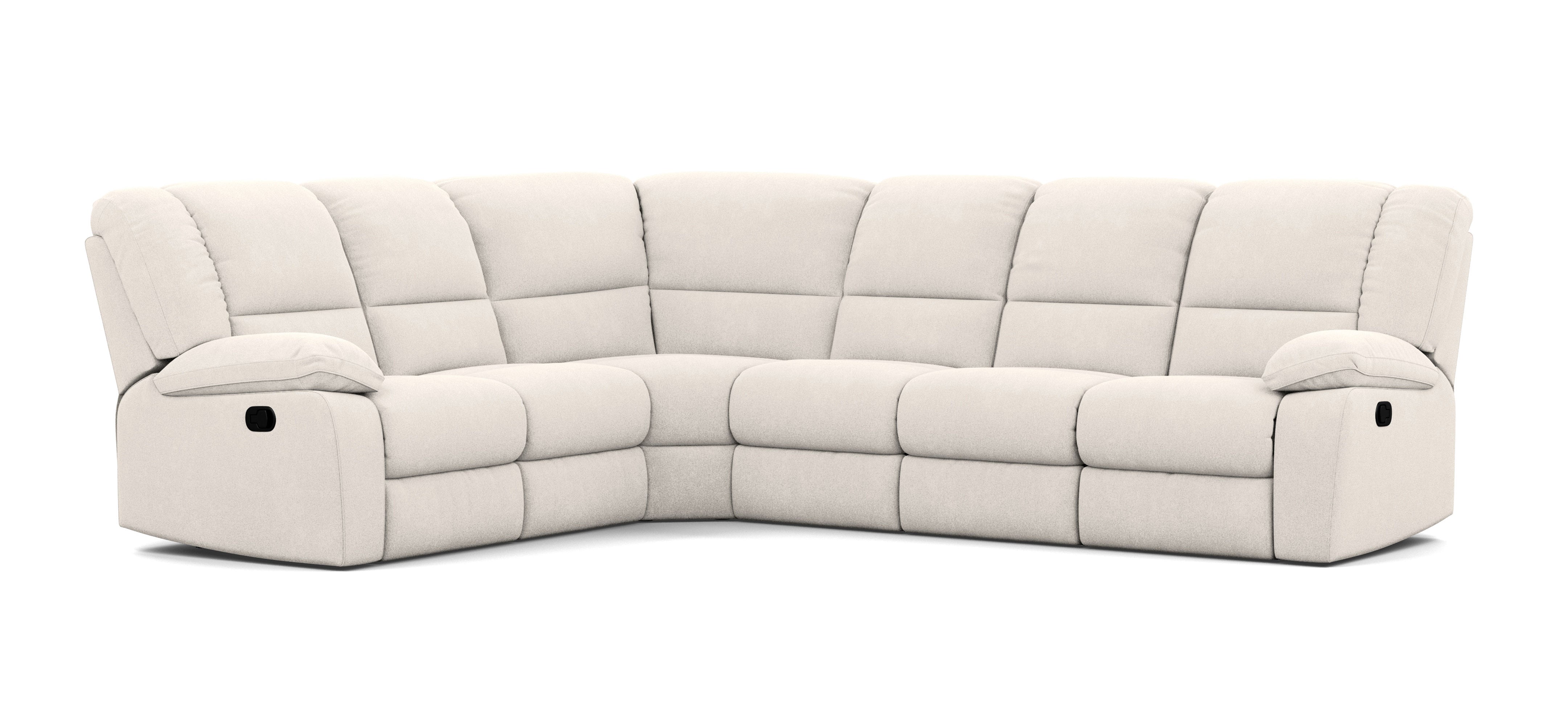 6 Seater Corner Modular with 5 Internal Recliners
