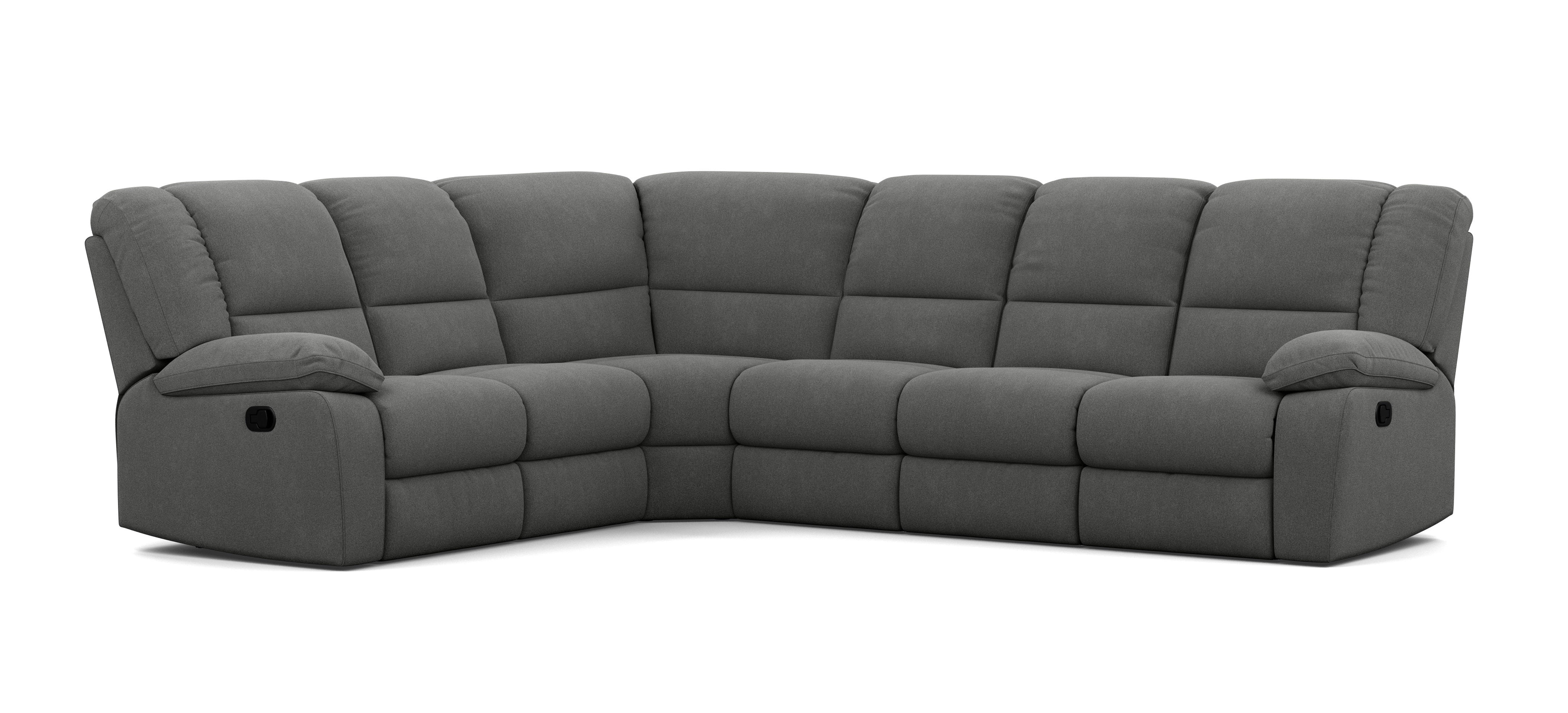 6 Seater Corner Modular with 5 Internal Recliners