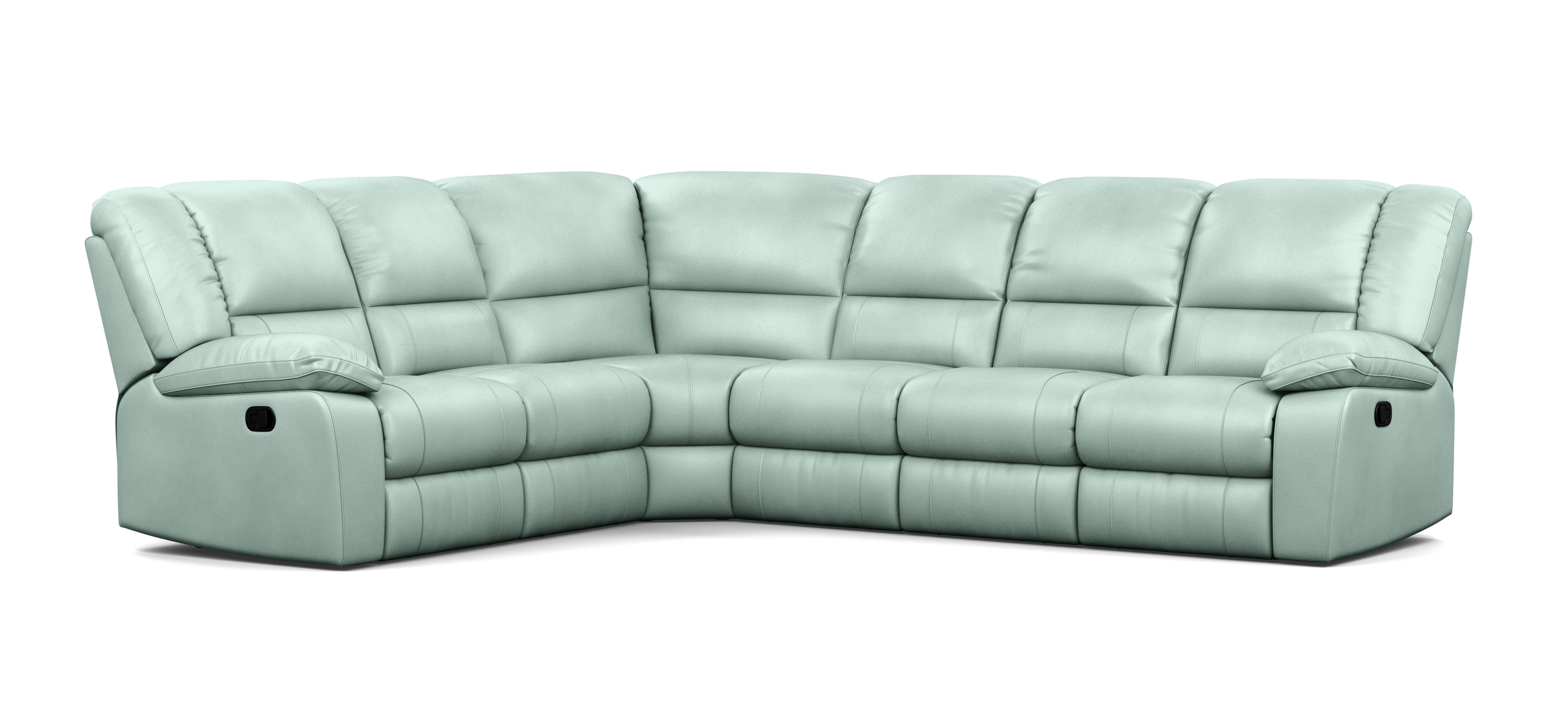 6 Seater Corner Modular with 5 Internal Recliners