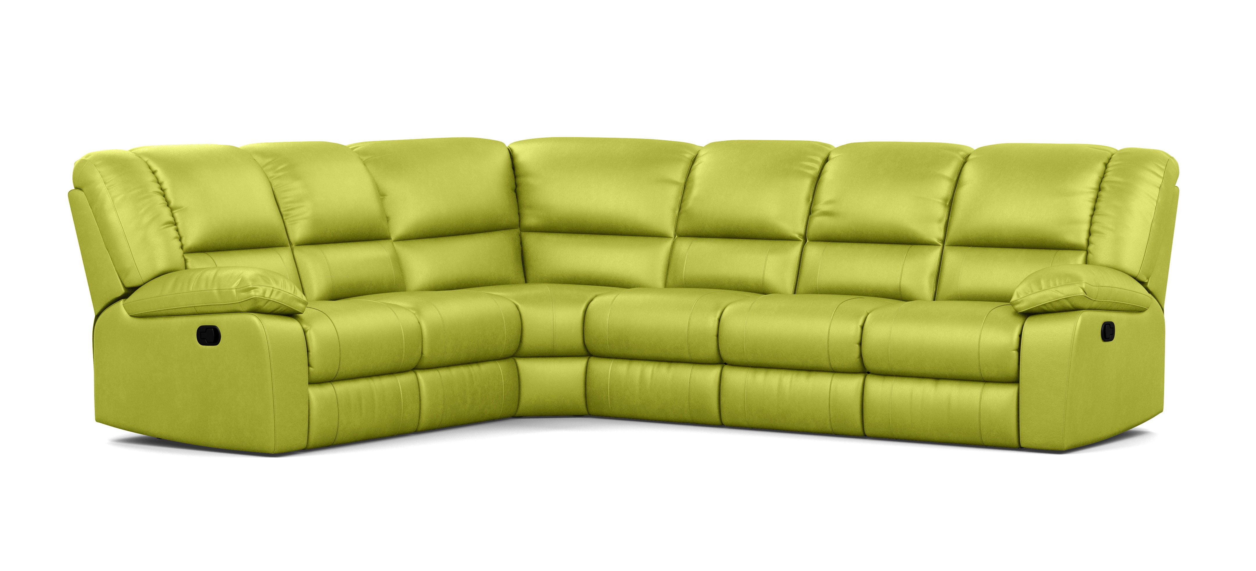 6 Seater Corner Modular with 5 Internal Recliners