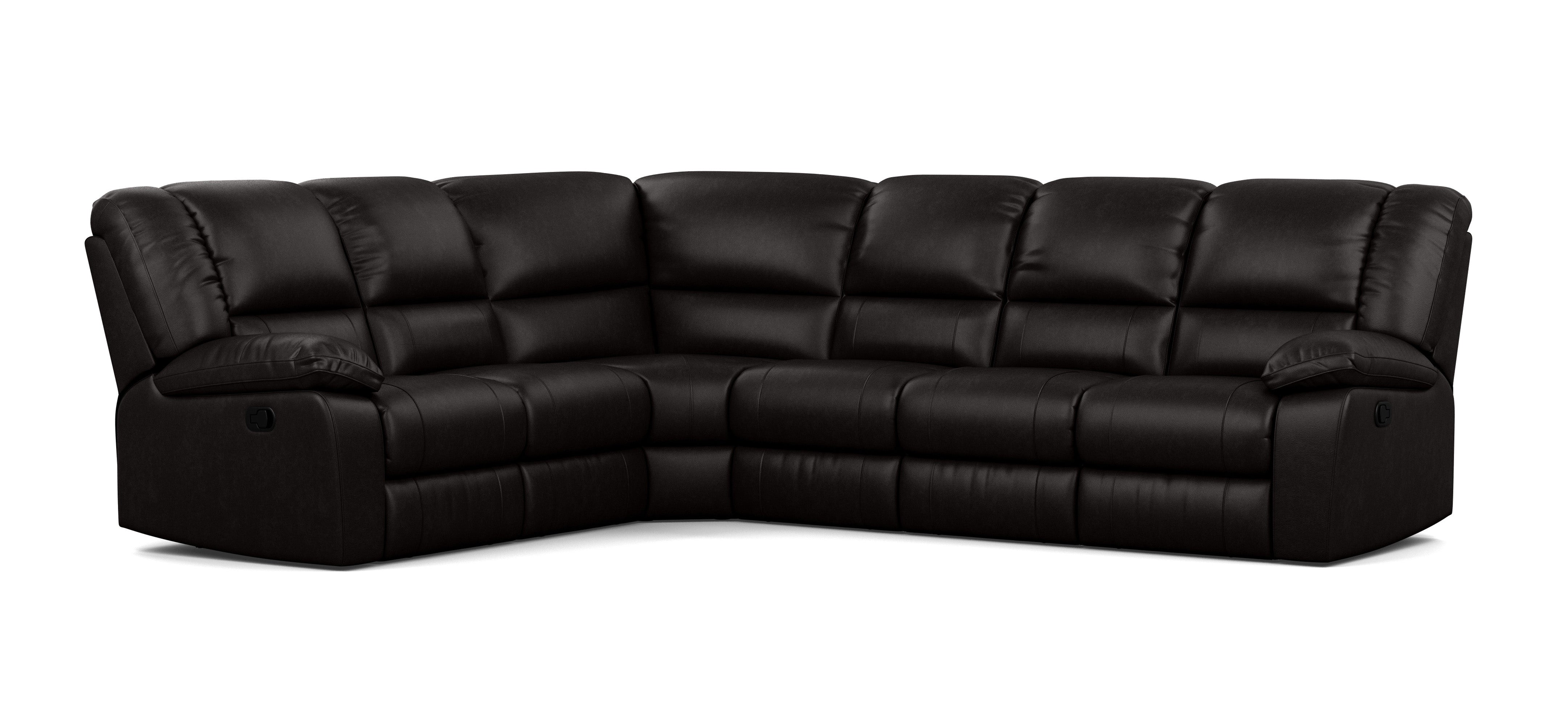 6 Seater Corner Modular with 5 Internal Recliners