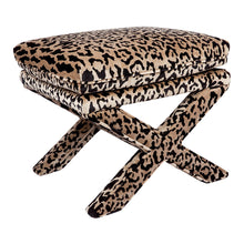 Load image into Gallery viewer, Stool - Linen Ottoman
