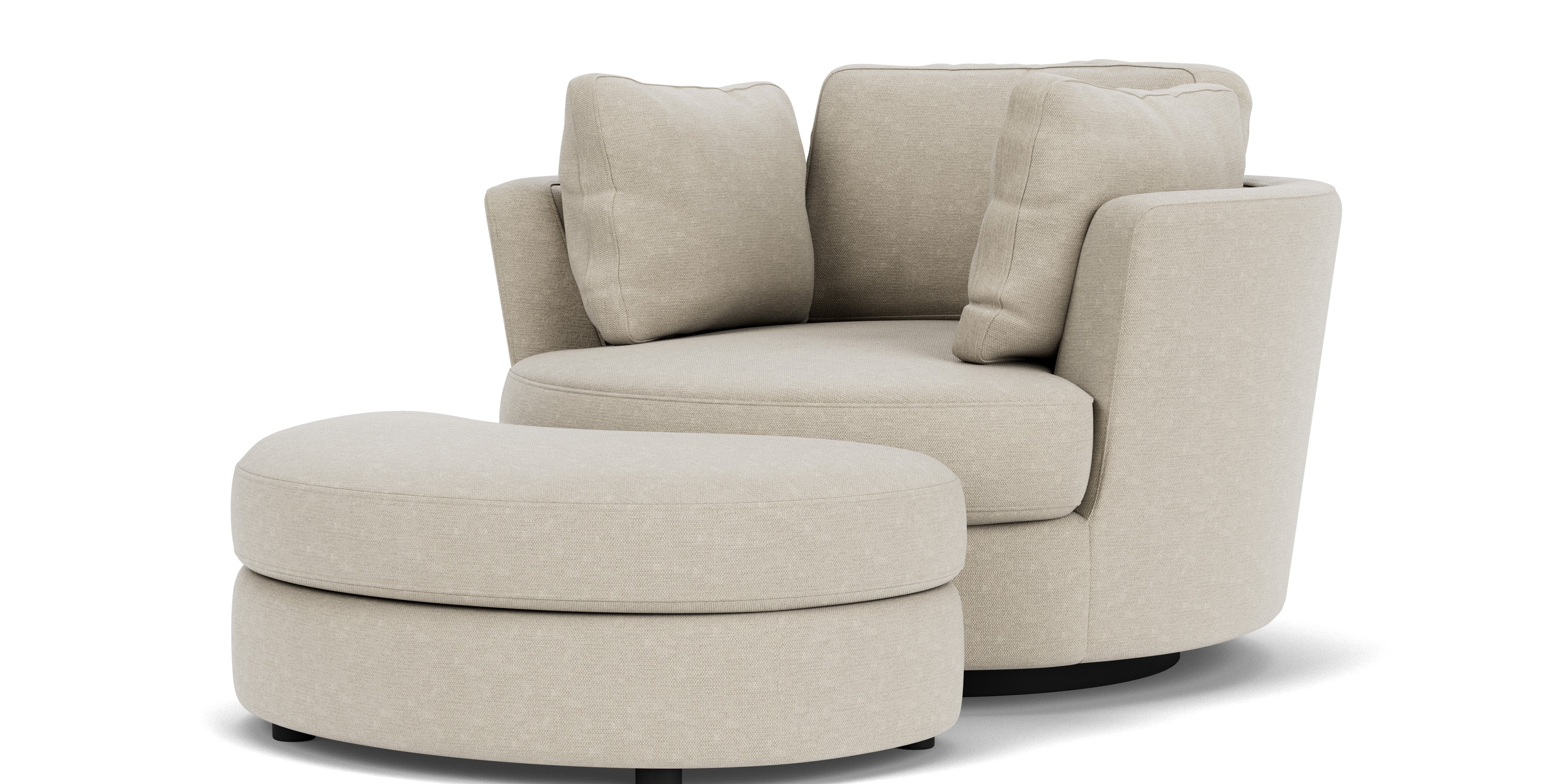 Half hotsell round chair