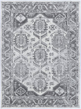 Load image into Gallery viewer, White Grey Traditional Rug
