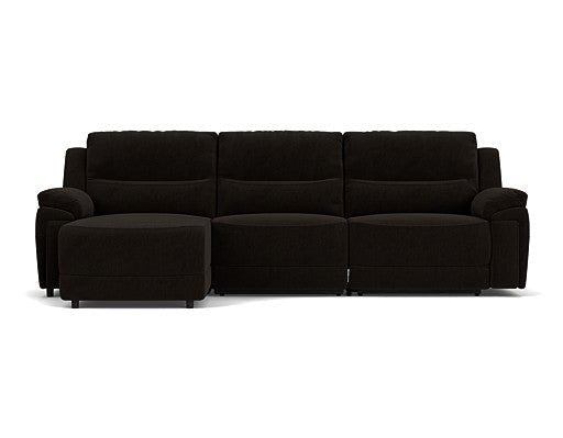 3.5 Seater Chaise with End Electric Recliner