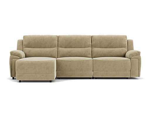 3.5 Seater Chaise with End Electric Recliner