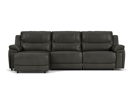 3.5 Seater Chaise with End Electric Recliner