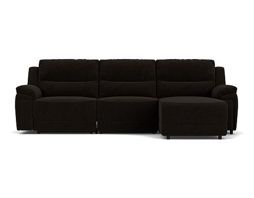 3.5 Seater Chaise with End Electric Recliner
