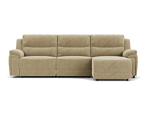 3.5 Seater Chaise with End Electric Recliner