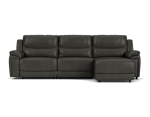 3.5 Seater Chaise with End Electric Recliner