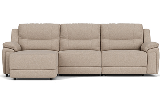 3.5 Seater Chaise with End Electric Recliner