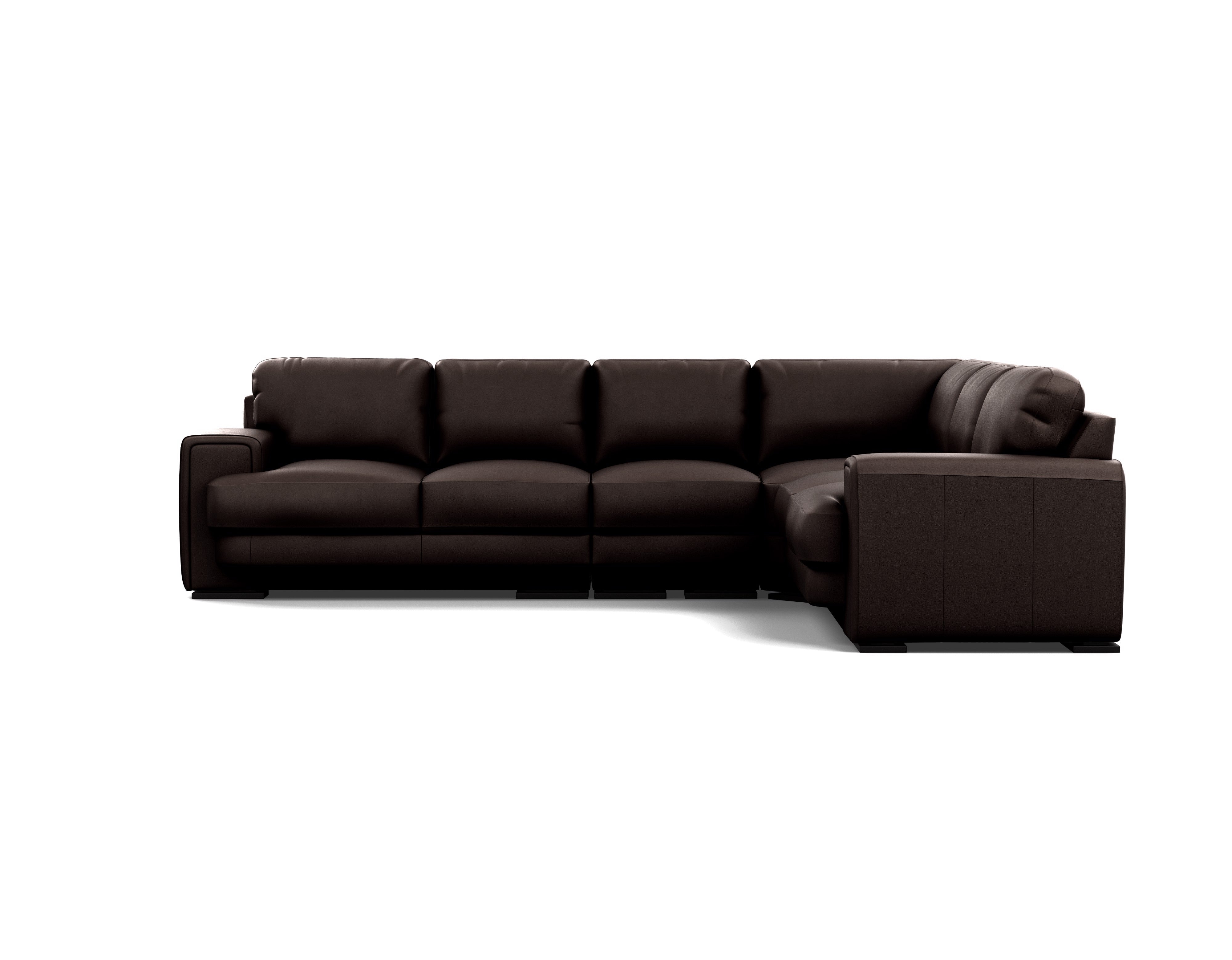 6 seater leather corner lounge sale