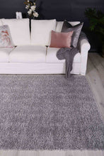 Load image into Gallery viewer, Shaggy Silver Grey Rug
