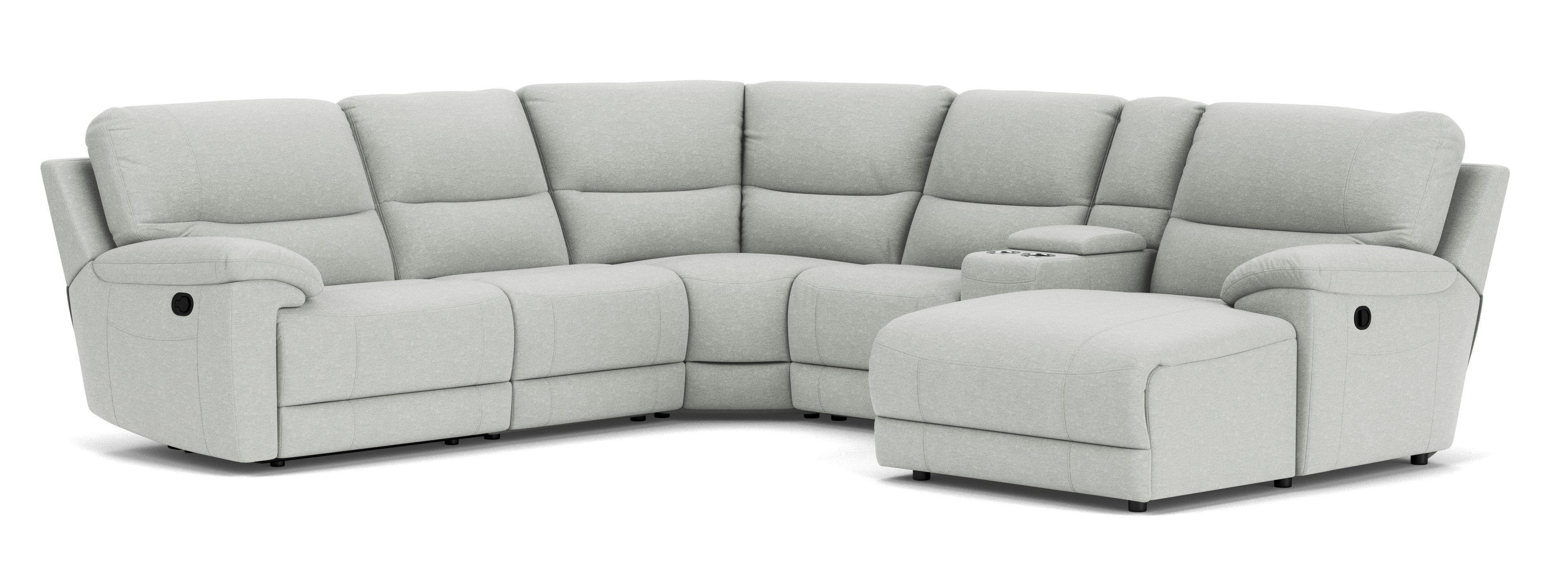 5.5 Seater Corner with Console and Chaise