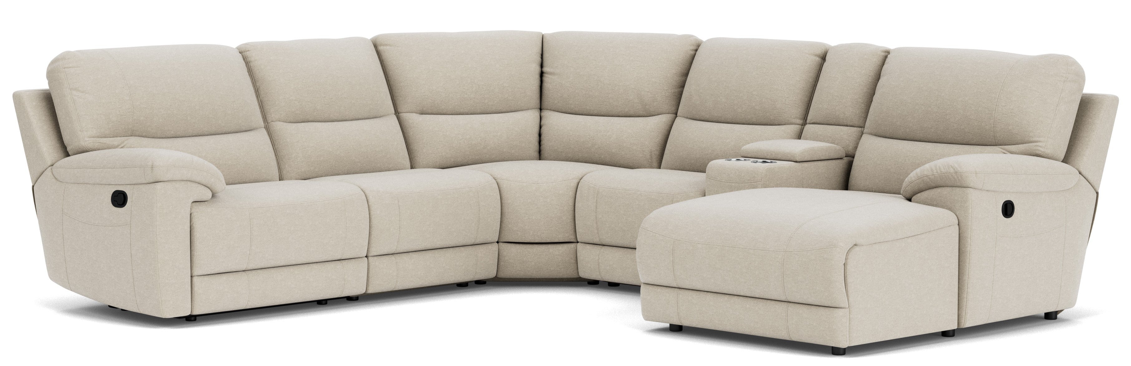 5.5 Seater Corner with Console and Chaise