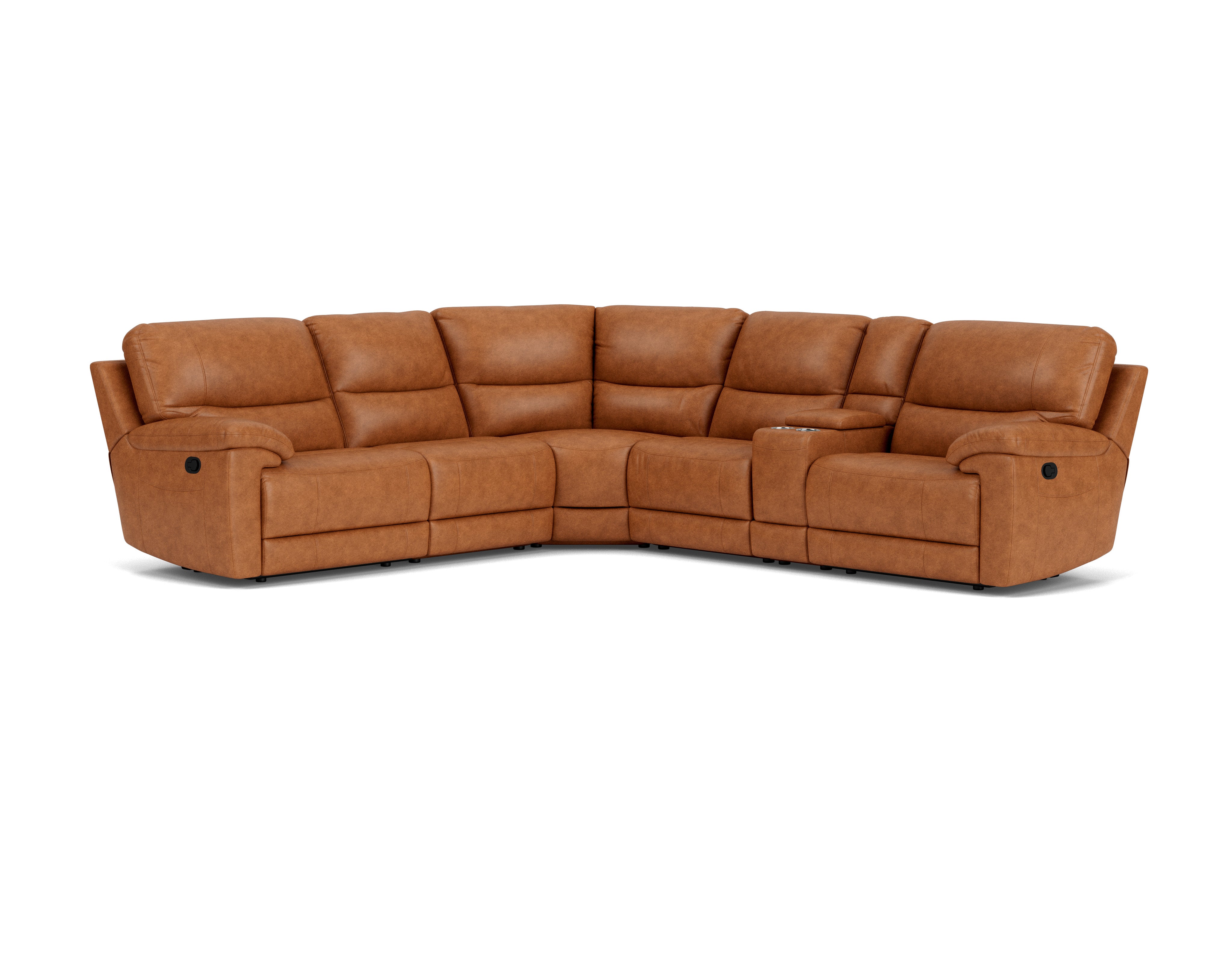 5 Seater Corner with Console and End Recliners