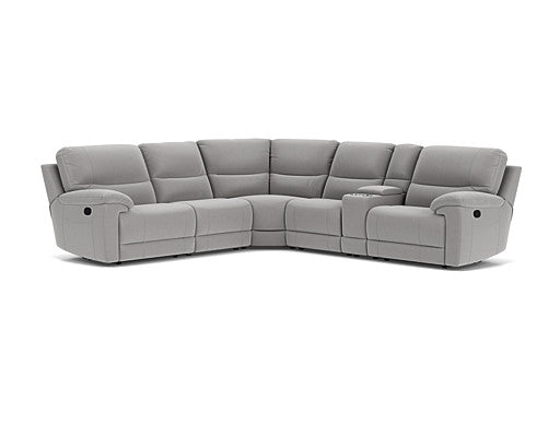 5 Seater Corner with Console and End Recliners