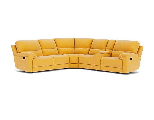 5 Seater Corner with Console and End Recliners