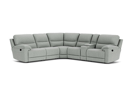 5 Seater Corner with Console and End Recliners