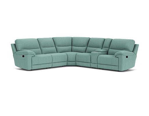 5 Seater Corner with Console and End Recliners