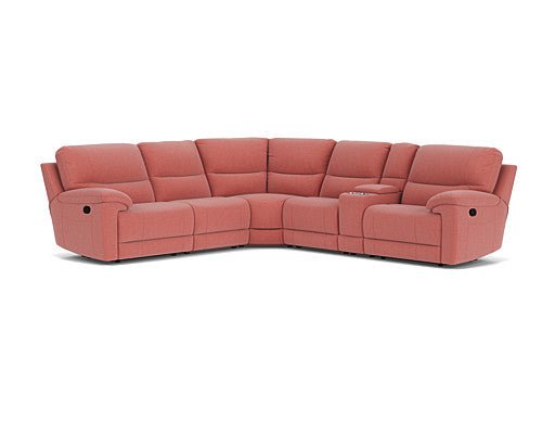 5 Seater Corner with Console and End Recliners