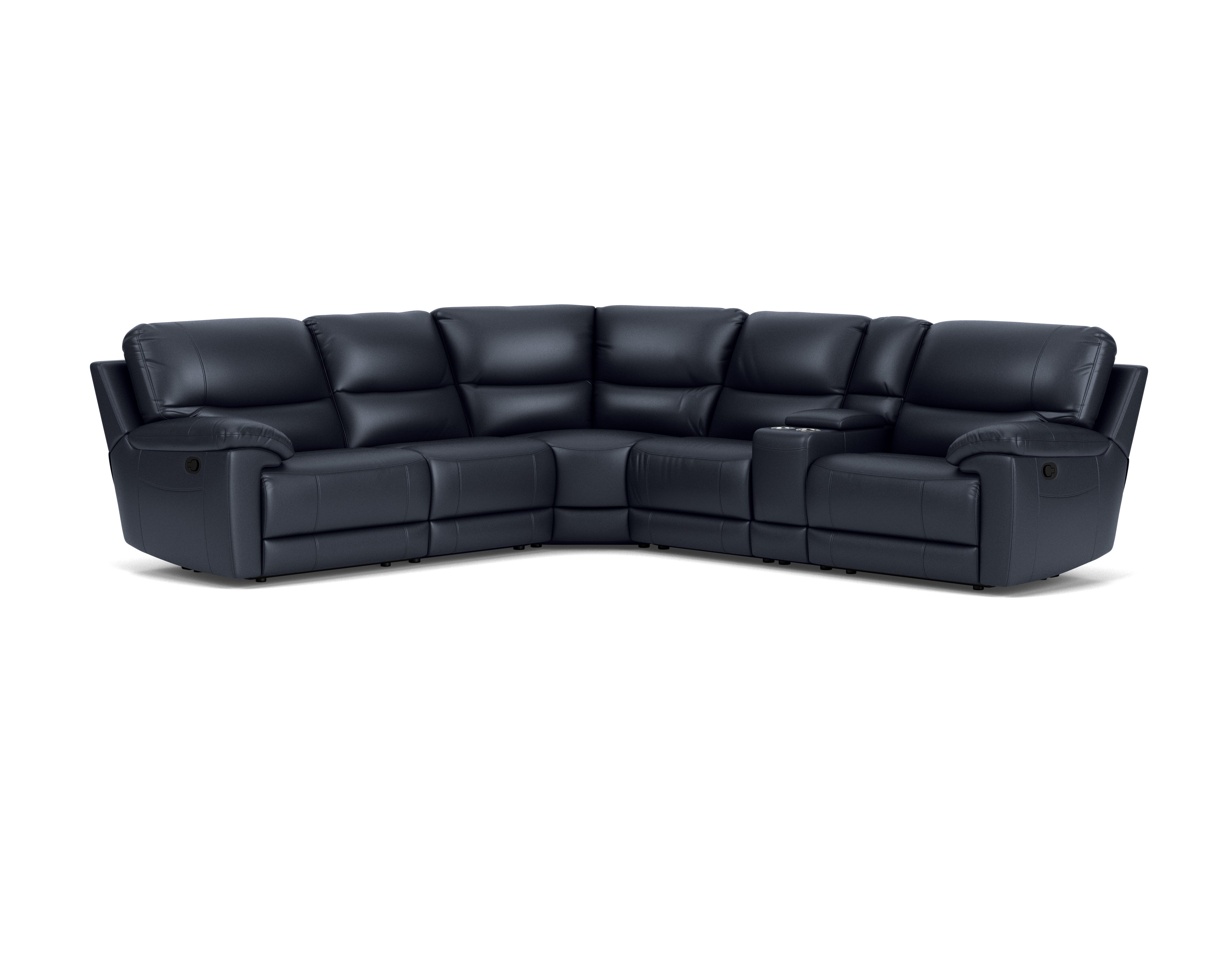 5 Seater Corner with Console and End Recliners