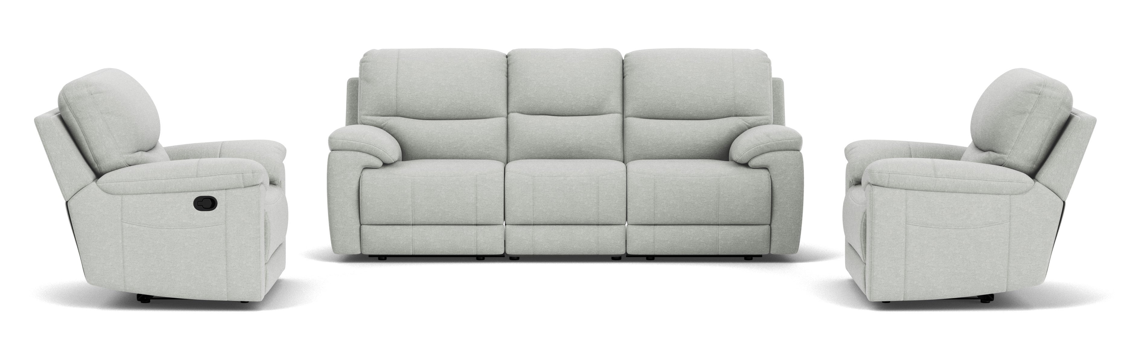 3 Seater with End Recliners + 2 Recliners