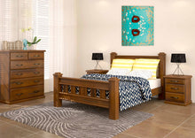 Load image into Gallery viewer, Orlando 4 Piece Bedroom Suite with Bed, 2 Bedsides and Tall Boy
