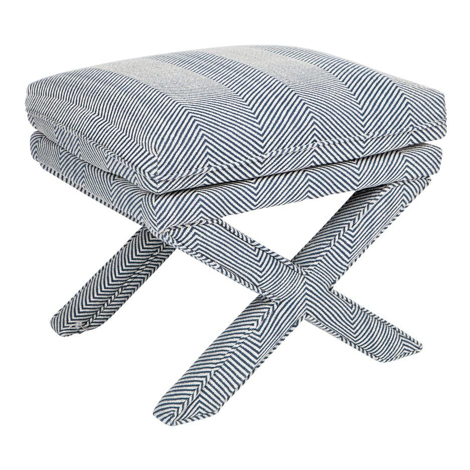Stool - Linen Ottoman