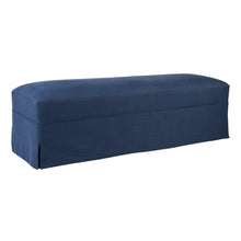 Load image into Gallery viewer, Slip Cover Bench Ottoman
