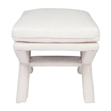 Load image into Gallery viewer, Stool - Linen Ottoman
