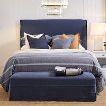 Load image into Gallery viewer, Slip Cover Bench Ottoman

