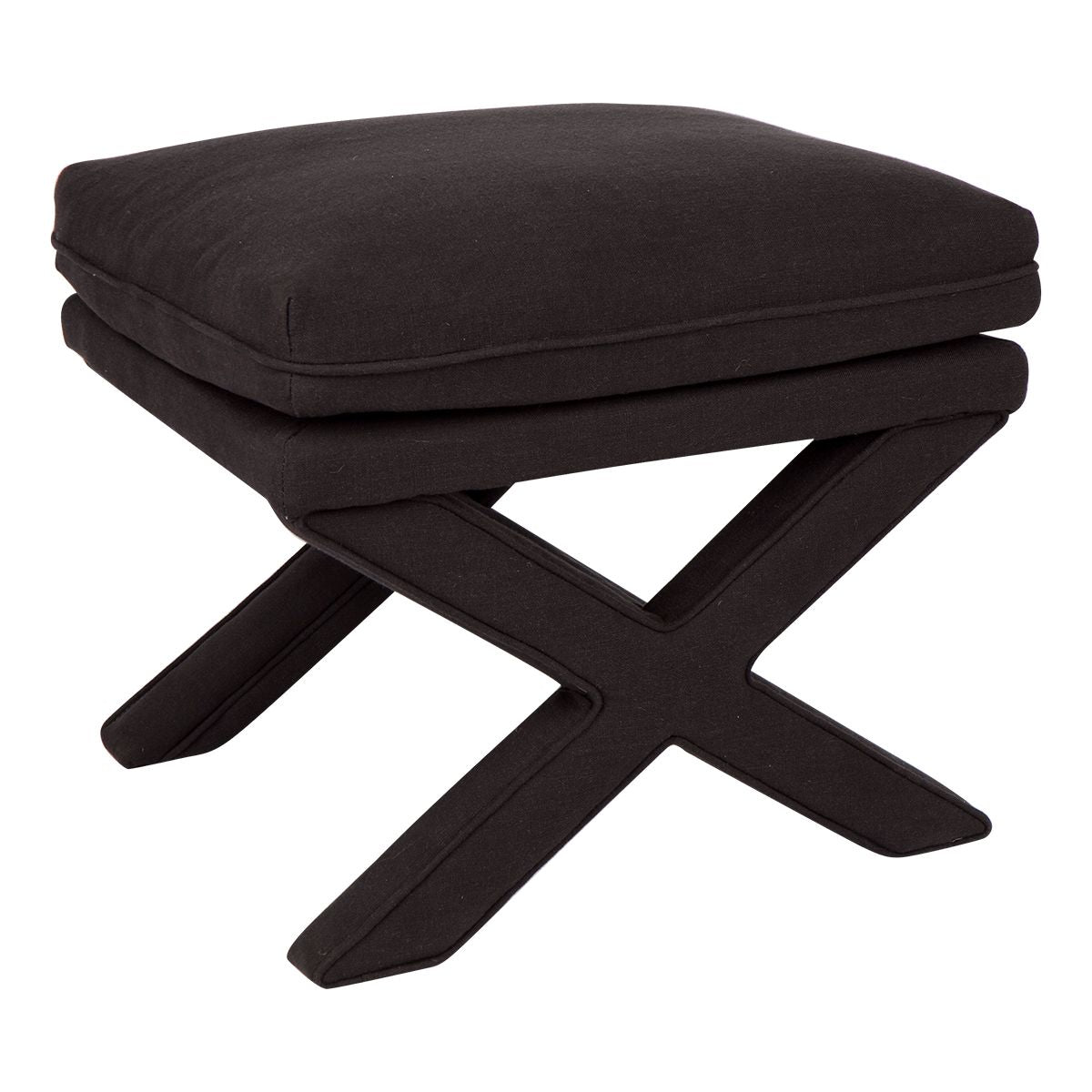 Stool - Linen Ottoman