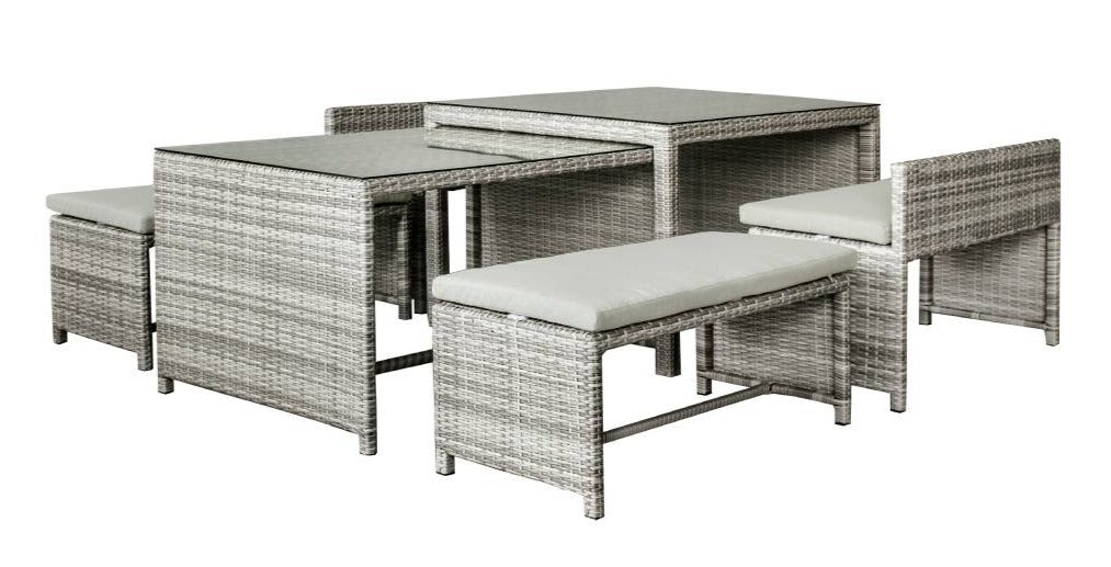 6Pc Nested Dining Set